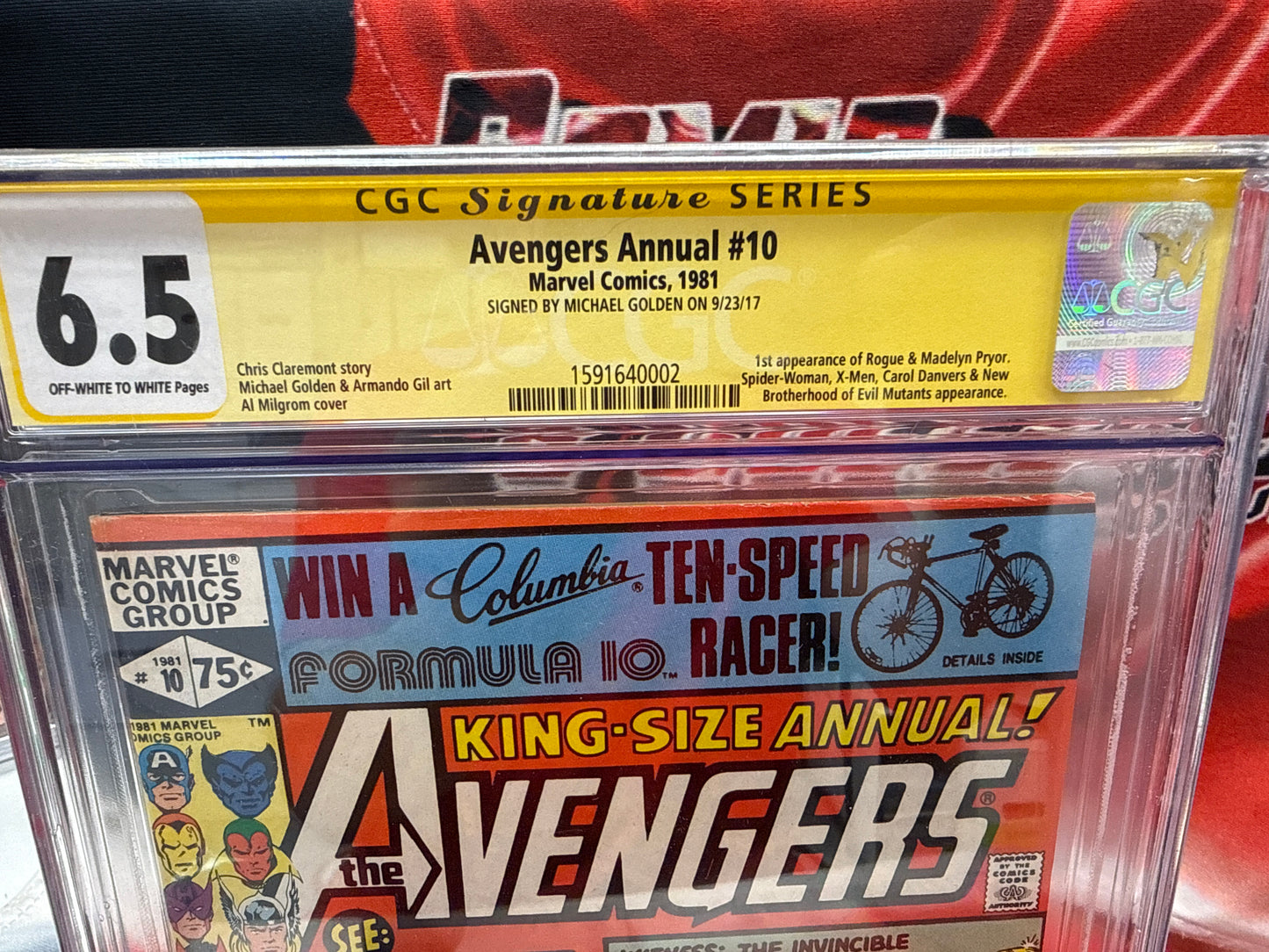 Avengers Annual #10 CGC 6.5 Signed🔑 1st Appearance Of Rogue (Marvel Comics) Cross Posted