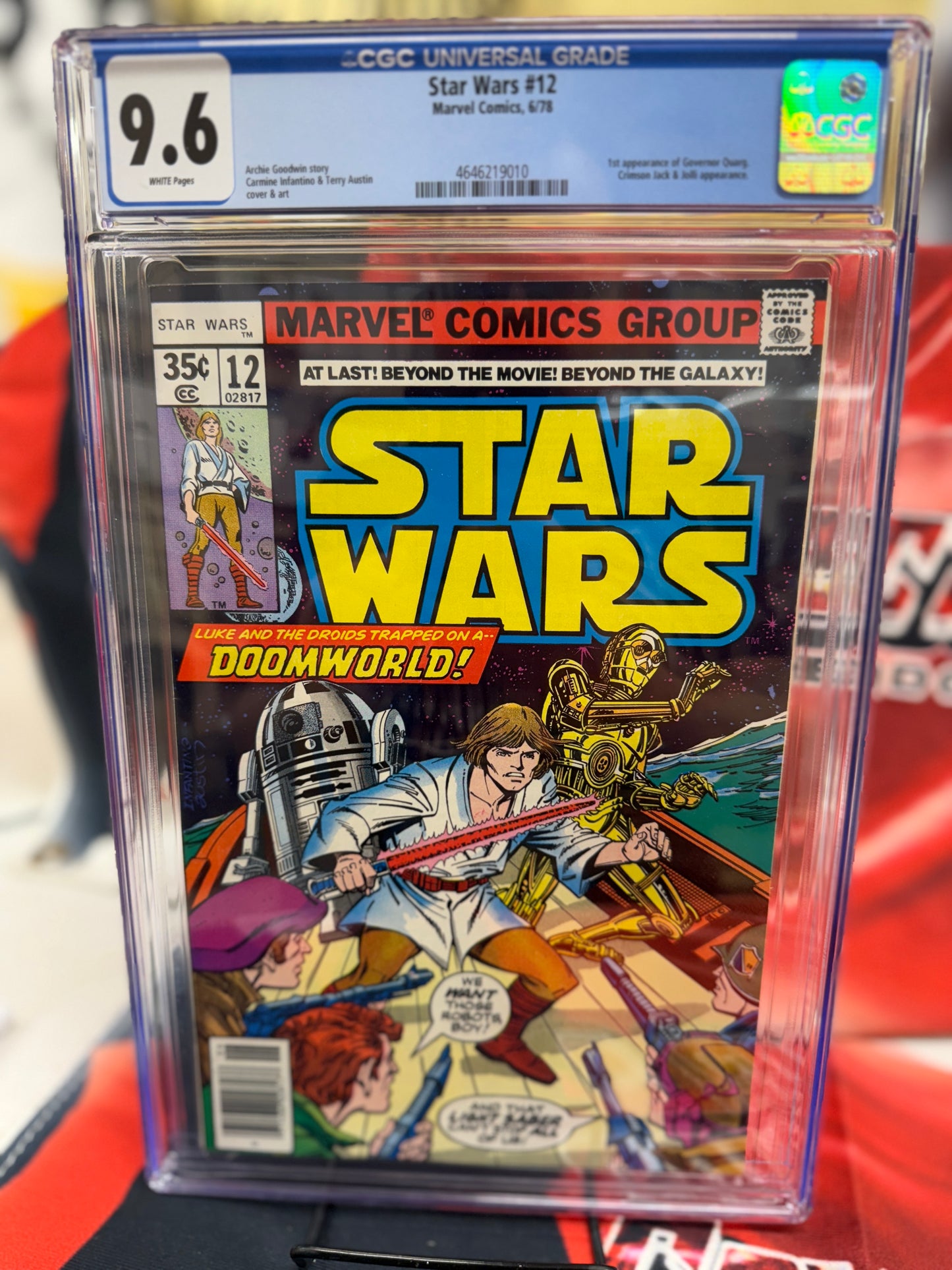 Star Wars #12 CGC 9.6 1978 Marvel Comics 1st App Governor Quarg