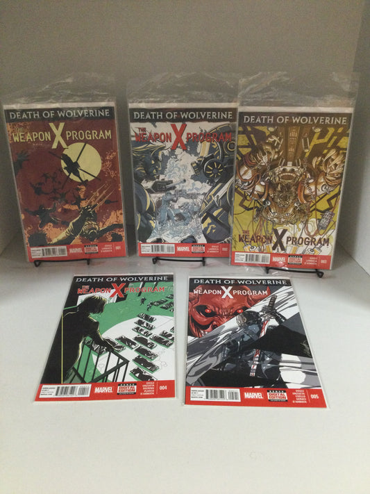 COMPLETE Death of Wolverine: The Weapon X Program #1-5 (2015 Marvel)