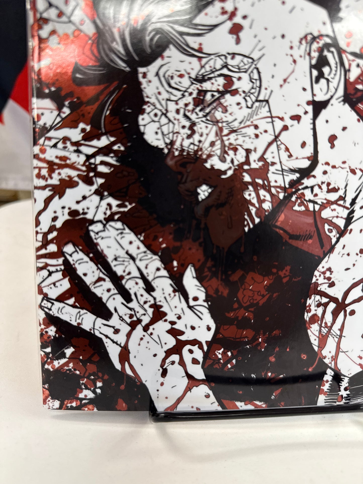 INVINCIBLE #1 RYAN OTTLEY B&W BLOODY RED FOIL VIRGIN VARIANT