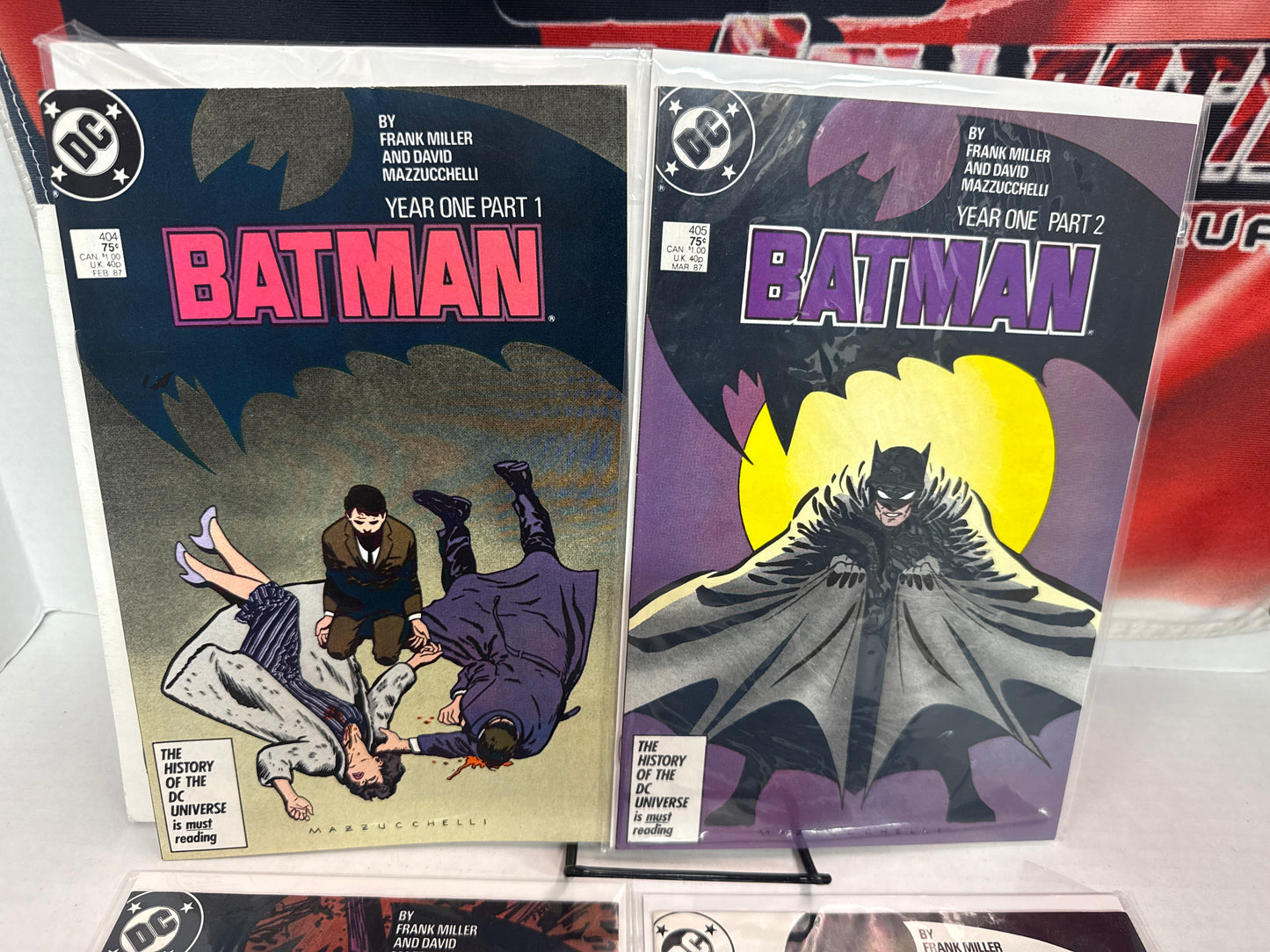 Batman Year One Comics Set 404-407 Frank Miller Mazzucchelli DC Comics Cross Posted