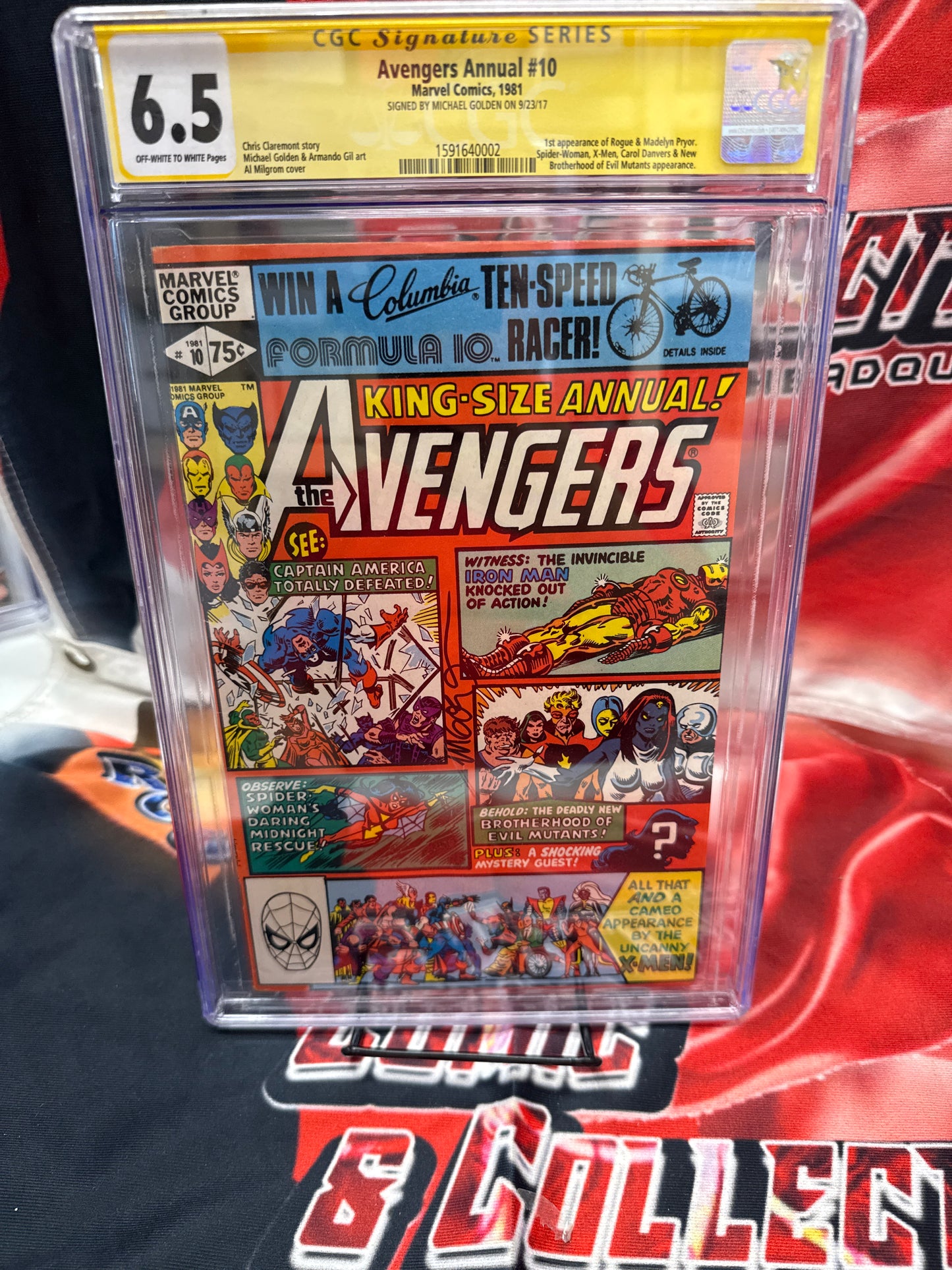 Avengers Annual #10 CGC 6.5 Signed🔑 1st Appearance Of Rogue (Marvel Comics) Cross Posted