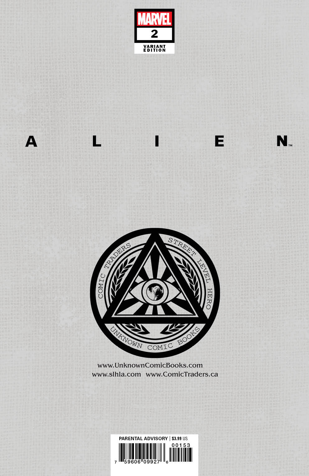 ALIEN #2 UNKNOWN COMICS MARCO MASTRAZZO EXCLUSIVE VAR (04/21/2021)