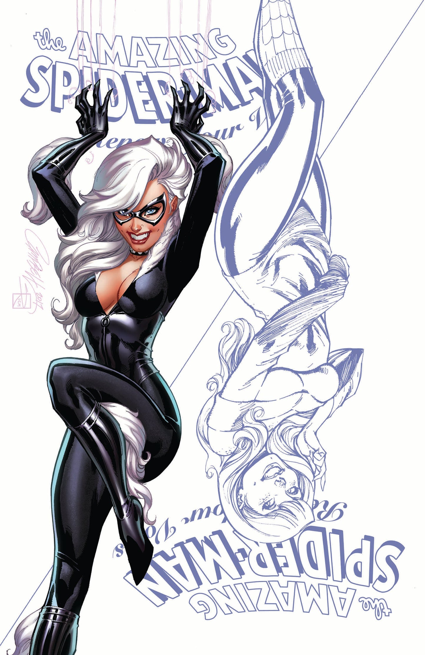 AMAZING SPIDER-MAN RENEW YOUR VOWS #13 LEG UNKNOWN COMIC BOOKS EXCLUSIVE J. SCOTT CAMPBELL BLACK CAT 11/22/2017