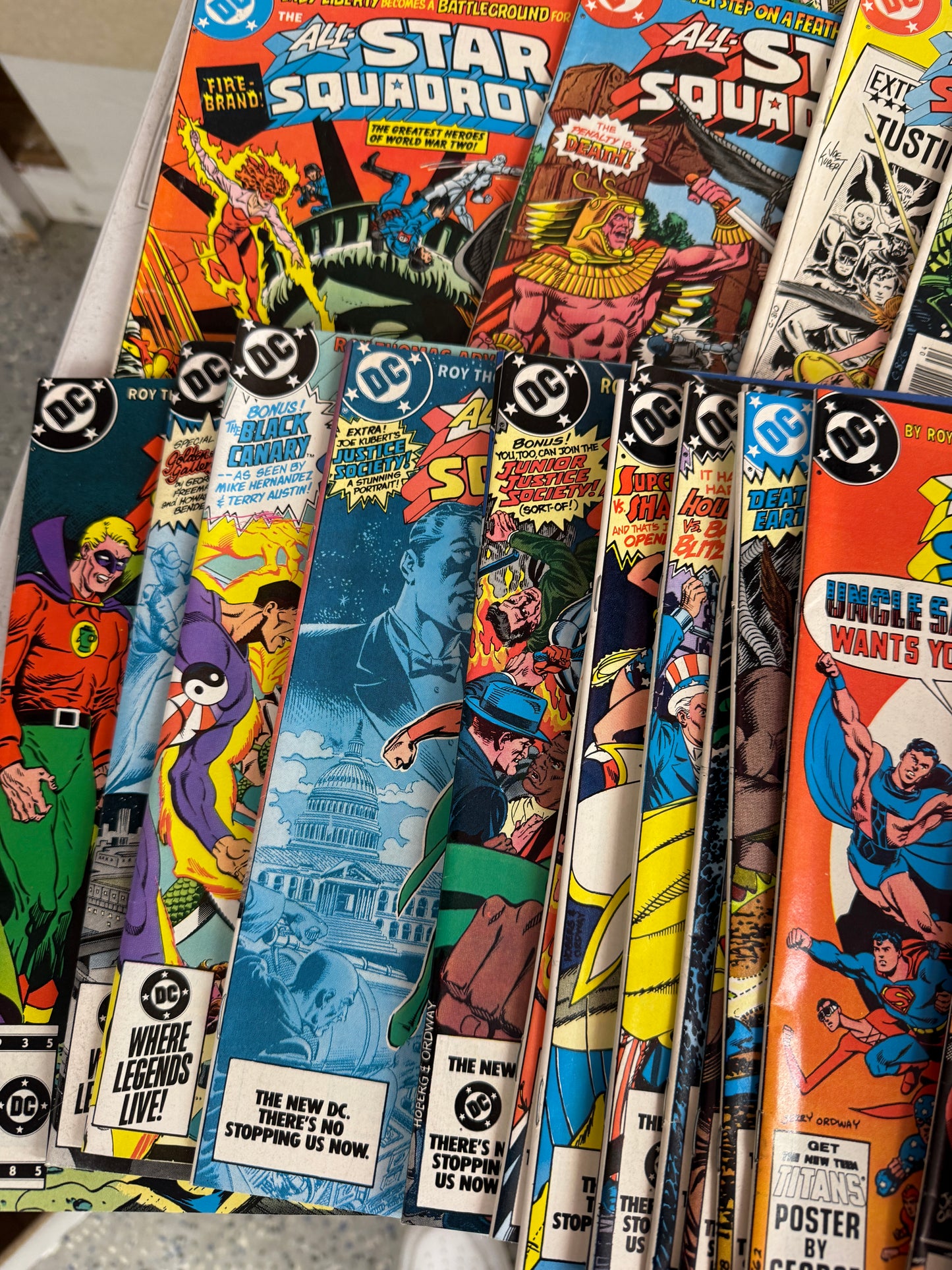 All-star Squadron Comic Lot Of 58 (1-55+ Ann 1-3) #23 1st Amazing Man