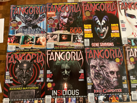 lot of 10 FANGORIA magazine Issues #296-305 Horror (2010- 20101)