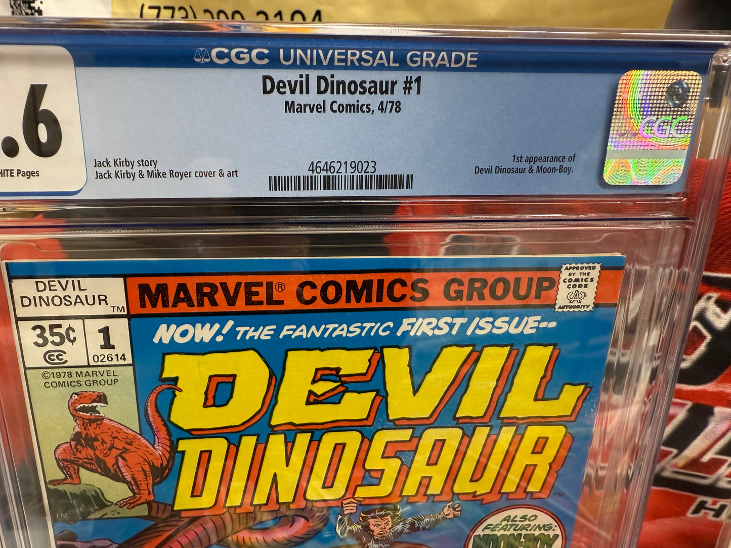 DEVIL DINOSAUR #1-9 COMPLETE LOT*MARVEL, 1978*JACK KIRBY 1st Devil And Moonboy