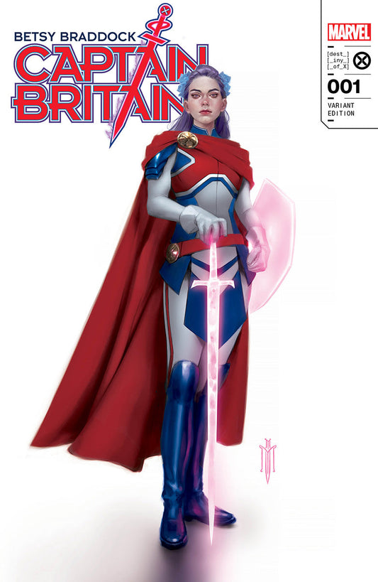 BETSY BRADDOCK: CAPTAIN BRITAIN #1 UNKNOWN COMICS MIGUEL MERCADO EXCLUSIVE VOGUE VAR (02/22/2023)