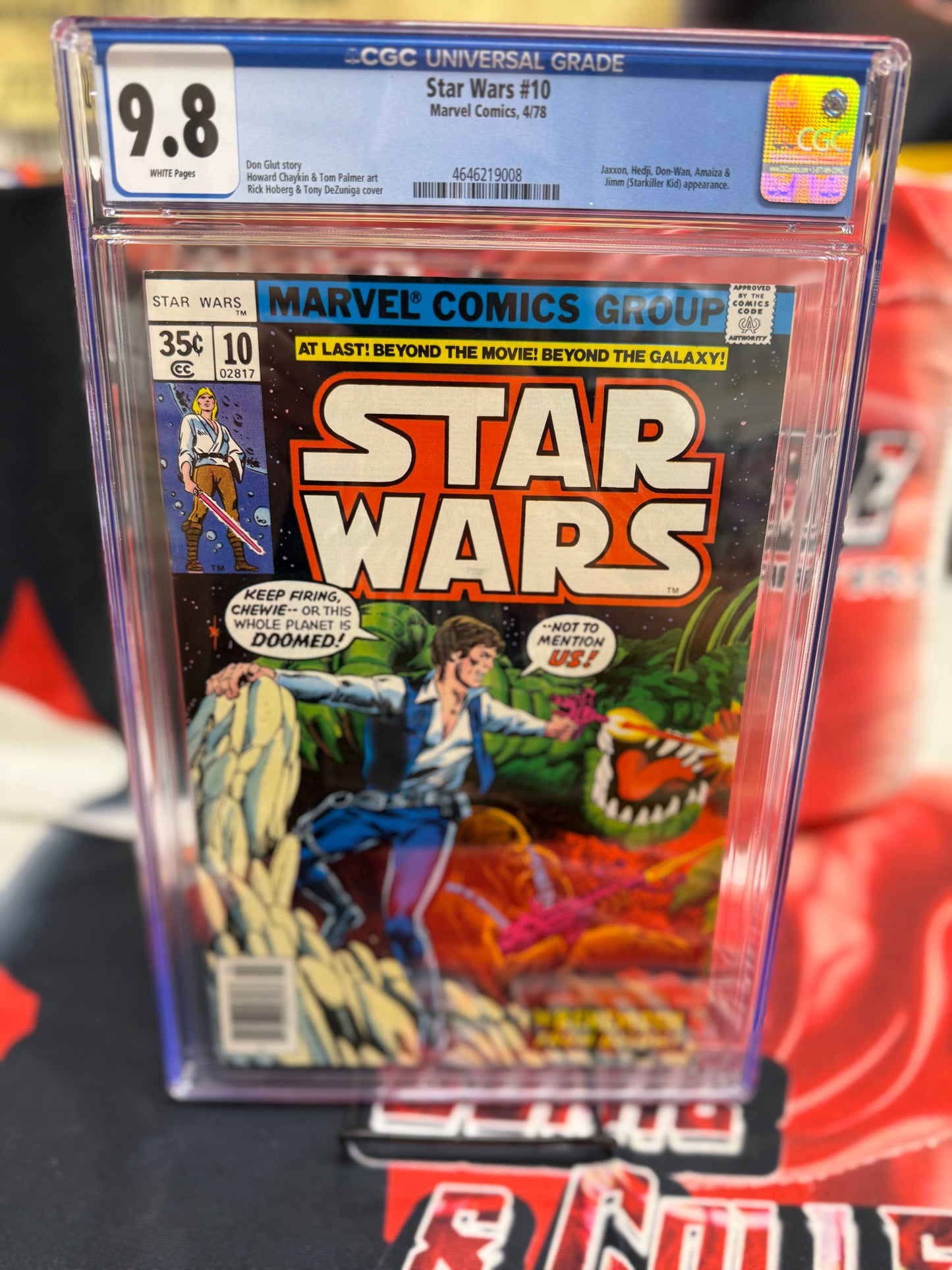 STAR WARS #10 (1978) - CGC GRADE 9.8 - DON-WAN KIHOTAY AND JAXXON APPEARANCES!