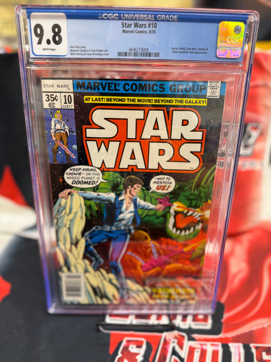 STAR WARS #10 (1978) - CGC GRADE 9.8 - DON-WAN KIHOTAY AND JAXXON APPEARANCES!