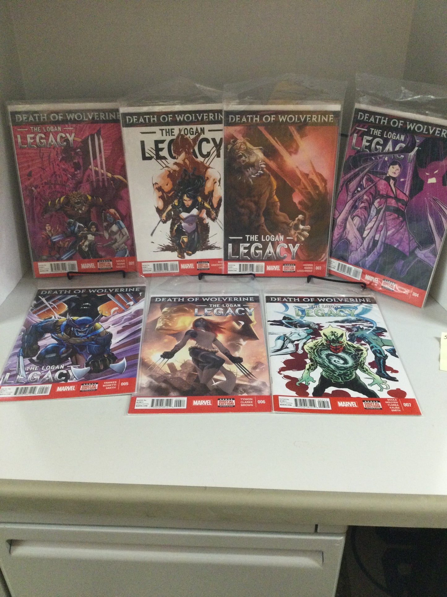 Marvel-Death of Wolverine The Logan Legacy #1-7 Complete Series