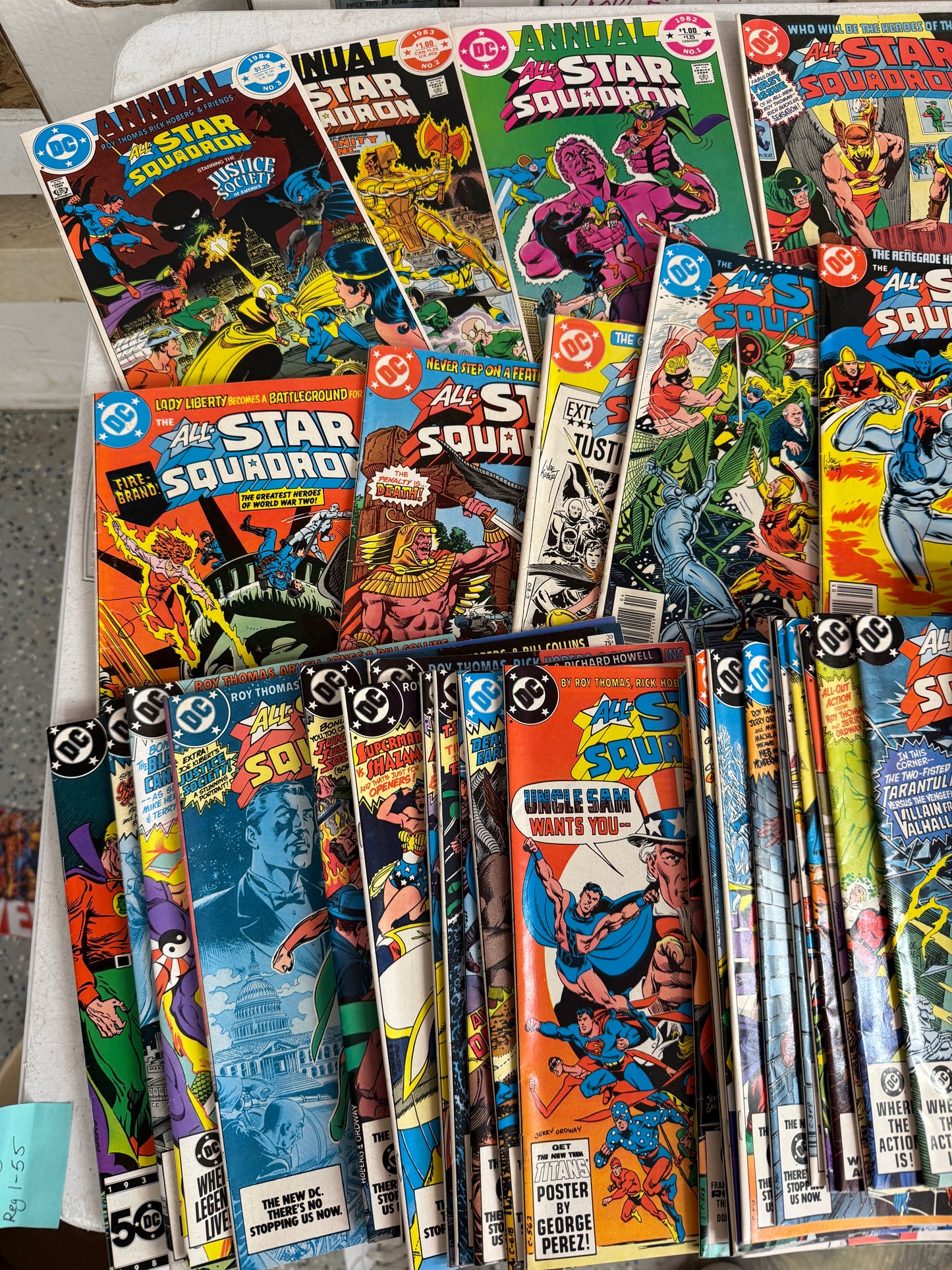 All-star Squadron Comic Lot Of 58 (1-55+ Ann 1-3) #23 1st Amazing Man