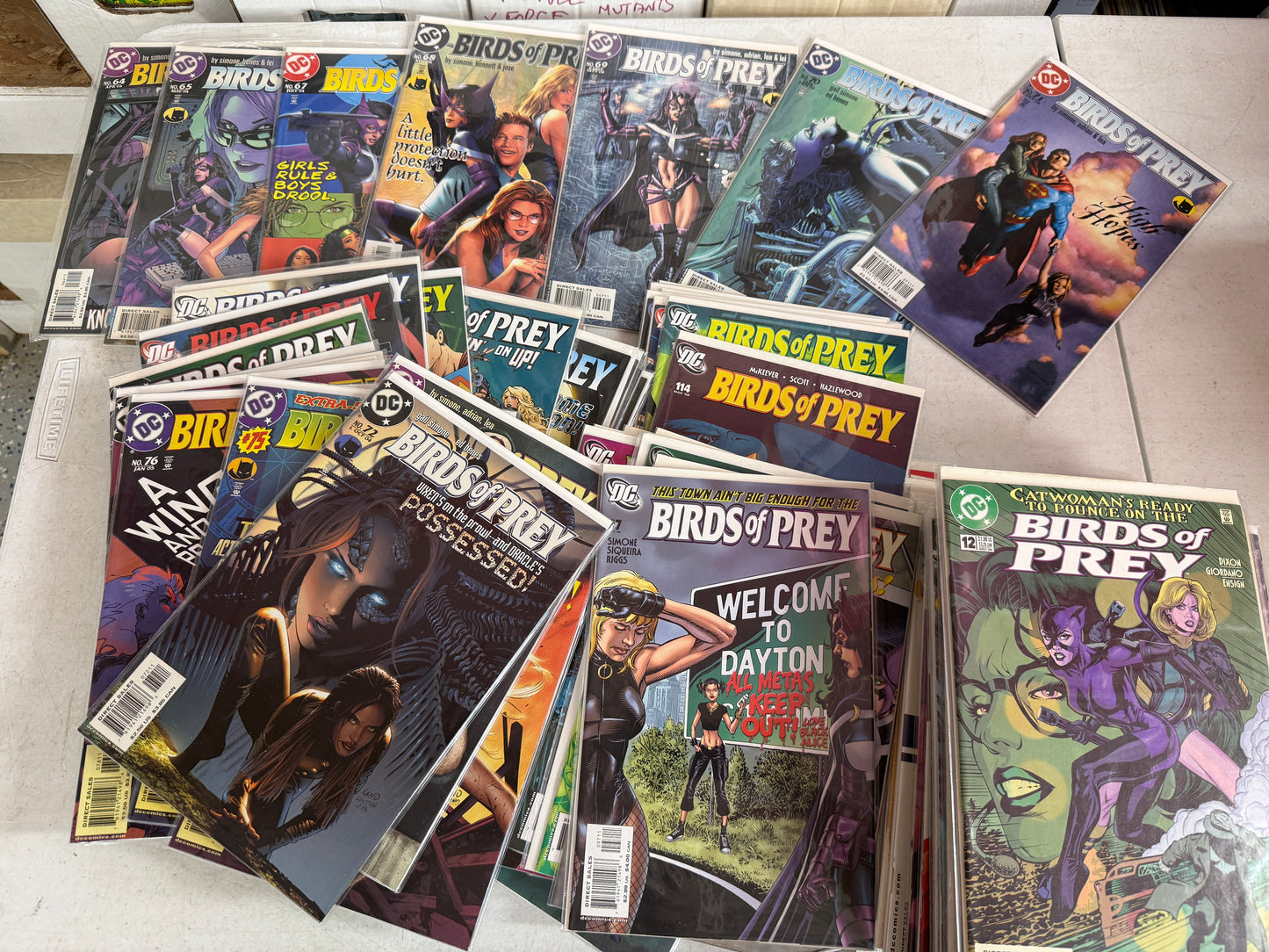 Birds of Prey 1999 (All Issue #’s In Photo!  Lot Dixon Simone Benes 87 Books