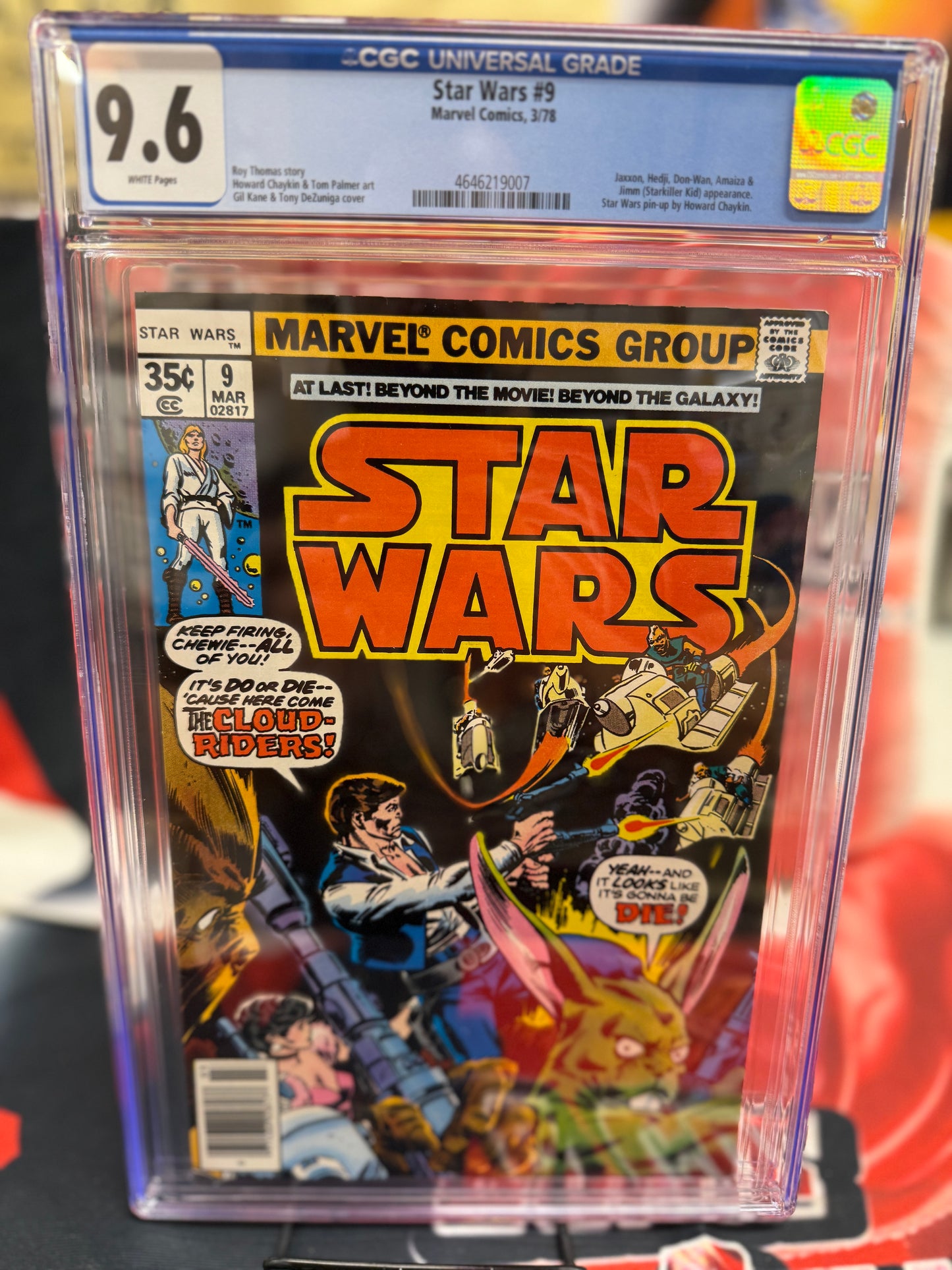 Star Wars #9 CGC 9.6 1978 Marvel Comics Starkiller Kid App Vader Skywalker