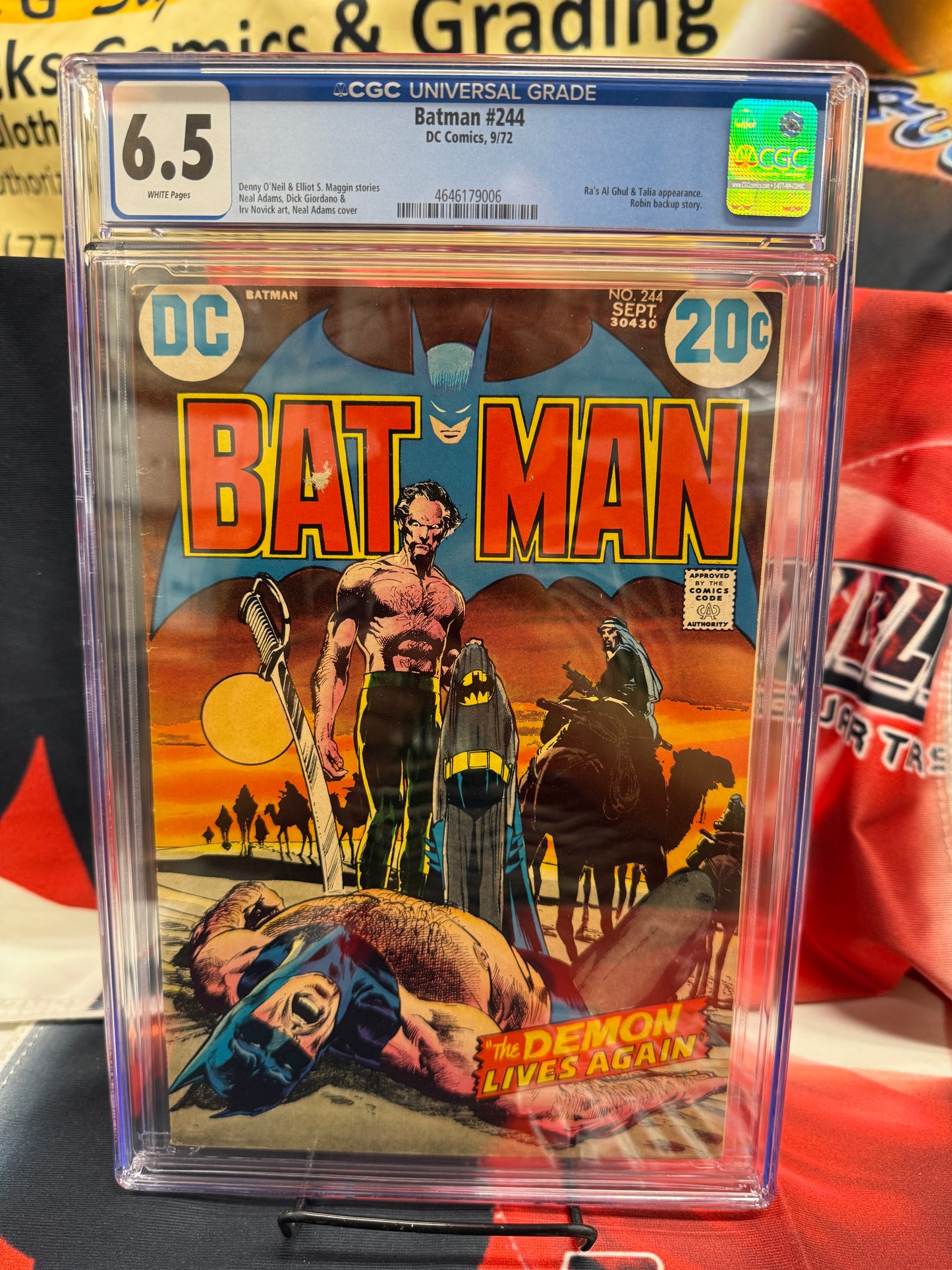 Batman #244 (1972) CGC 6.5 – Classic Neal Adams Cover – Bronze Age DC Key