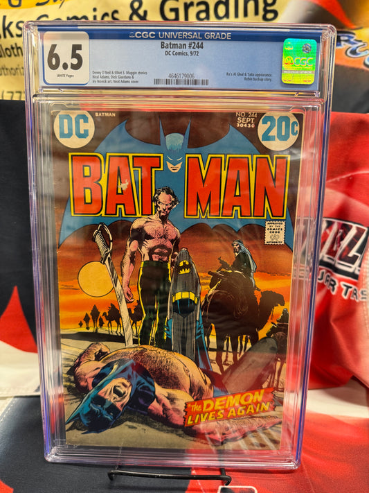 Batman #244 (1972) CGC 6.5 – Classic Neal Adams Cover – Bronze Age DC Key