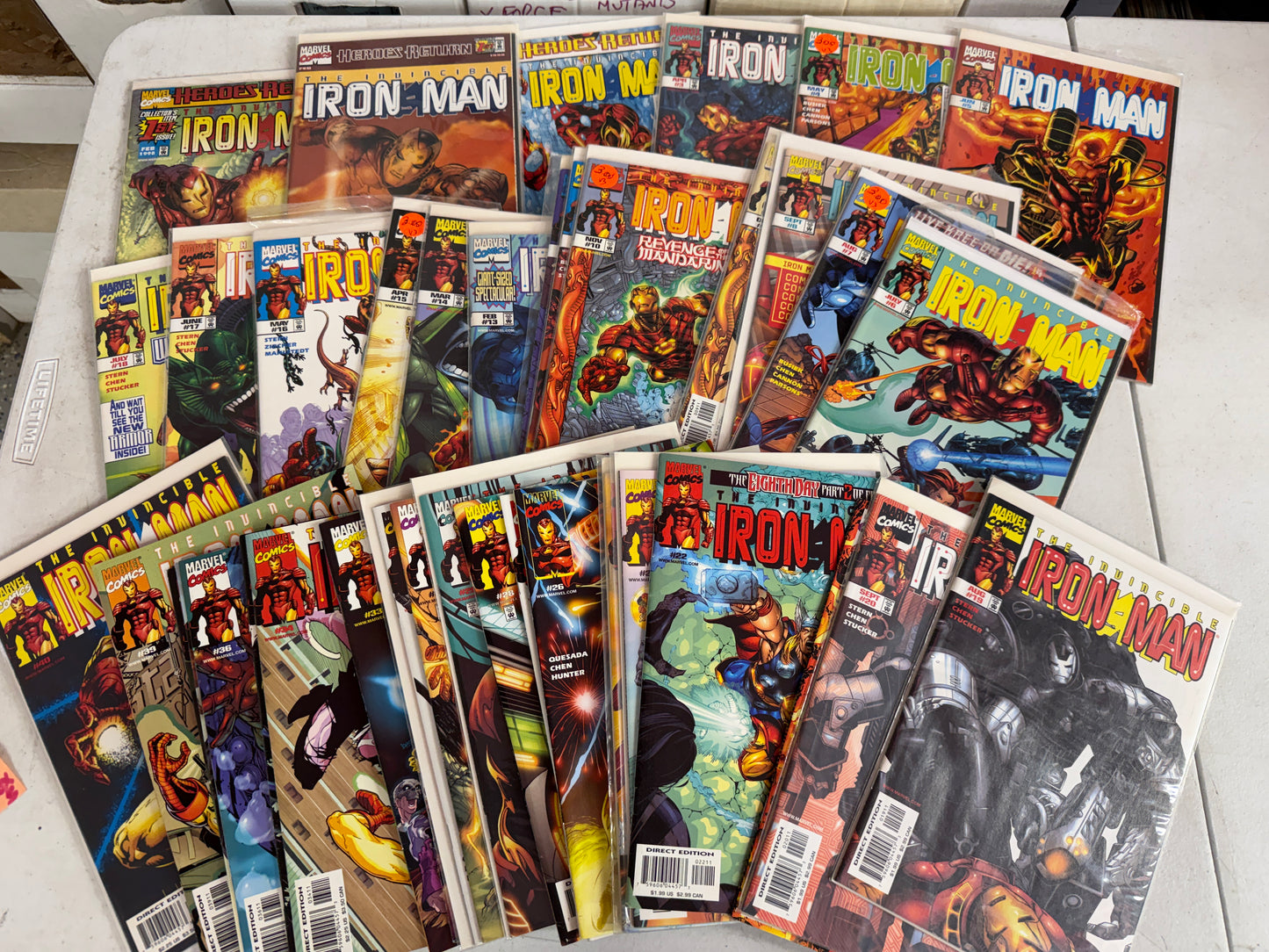 Complete Run Iron Man 1-40 With Variant 1998 Avengers Hulk Doctor Doom Thor