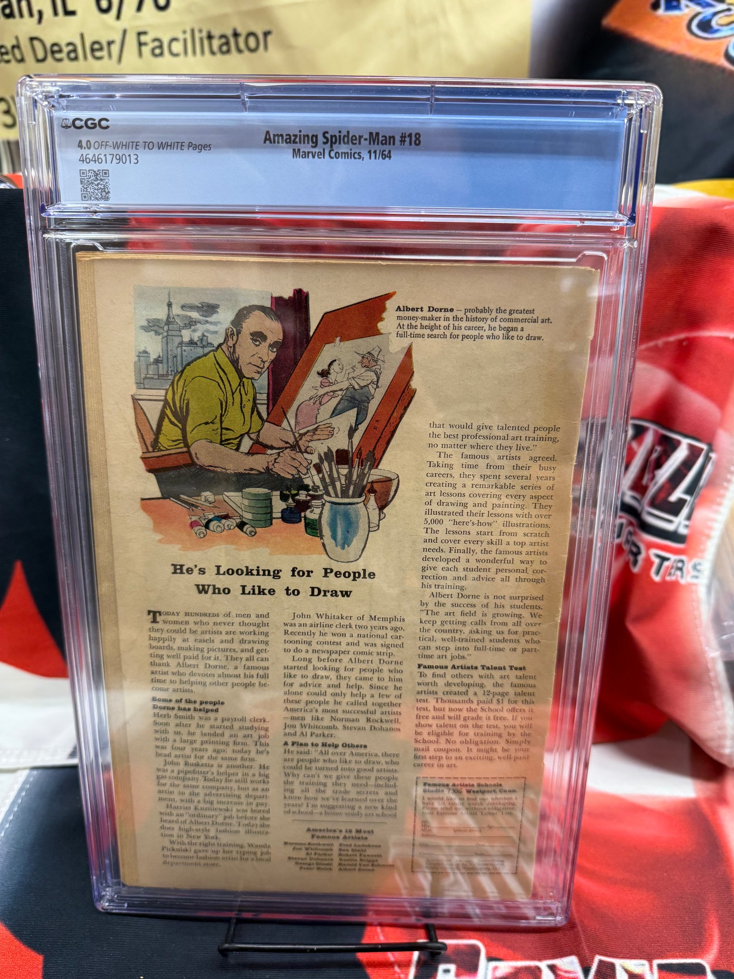 Amazing Spider-man #18 CGC 4.0 Marvel 1964 Sandman 1st Ned Leeds