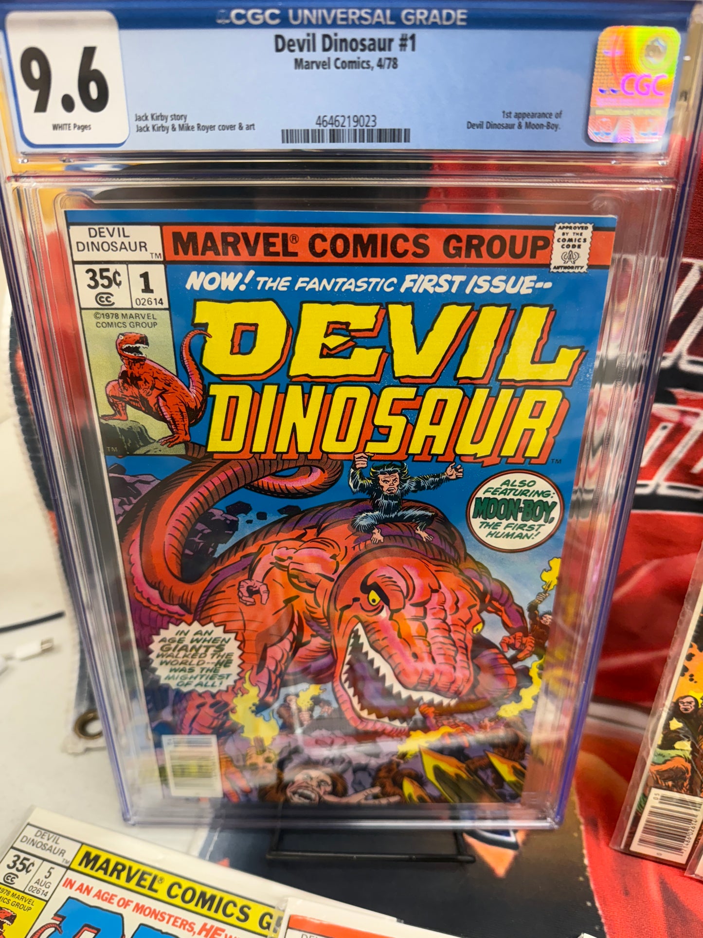 DEVIL DINOSAUR #1-9 COMPLETE LOT*MARVEL, 1978*JACK KIRBY 1st Devil And Moonboy