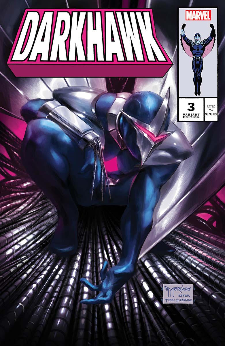 DARKHAWK #3 (OF 5) UNKNOWN COMICS MIGUEL MERCADO EXCLUSIVE VAR (10/27/2021) (11/03/2021)