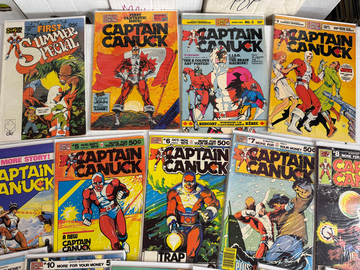 CAPTAIN CANUCK 1975-1981 #1-14 Summer Special #1 Richard Comely George Freeman