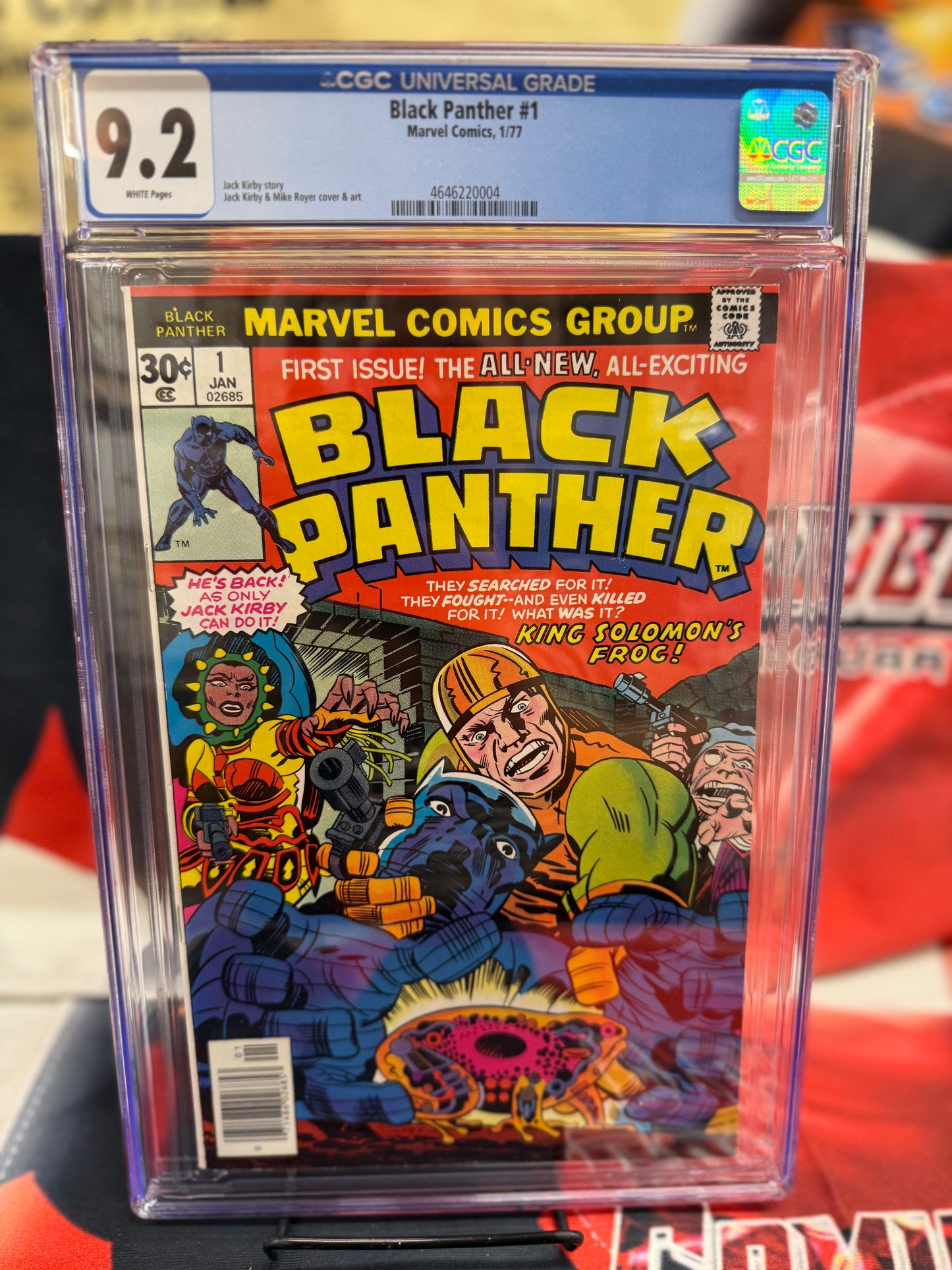 Black Panther 1 1st Series 1977 Jack Kirby CGC 9.2 Marvel Comics NM Stan Lee