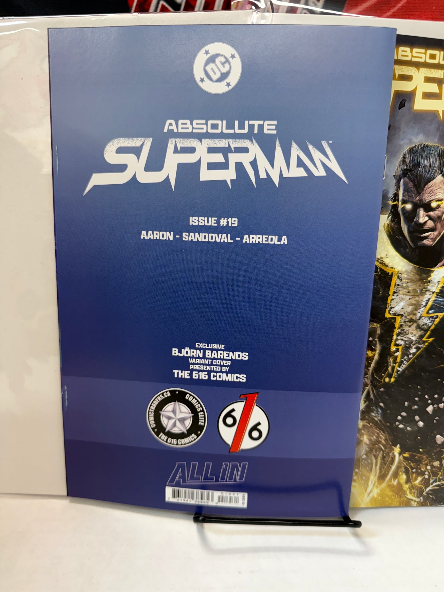The Absolute Superman #19 Bjorn Barends Trade Dress + Virgin Variant Set