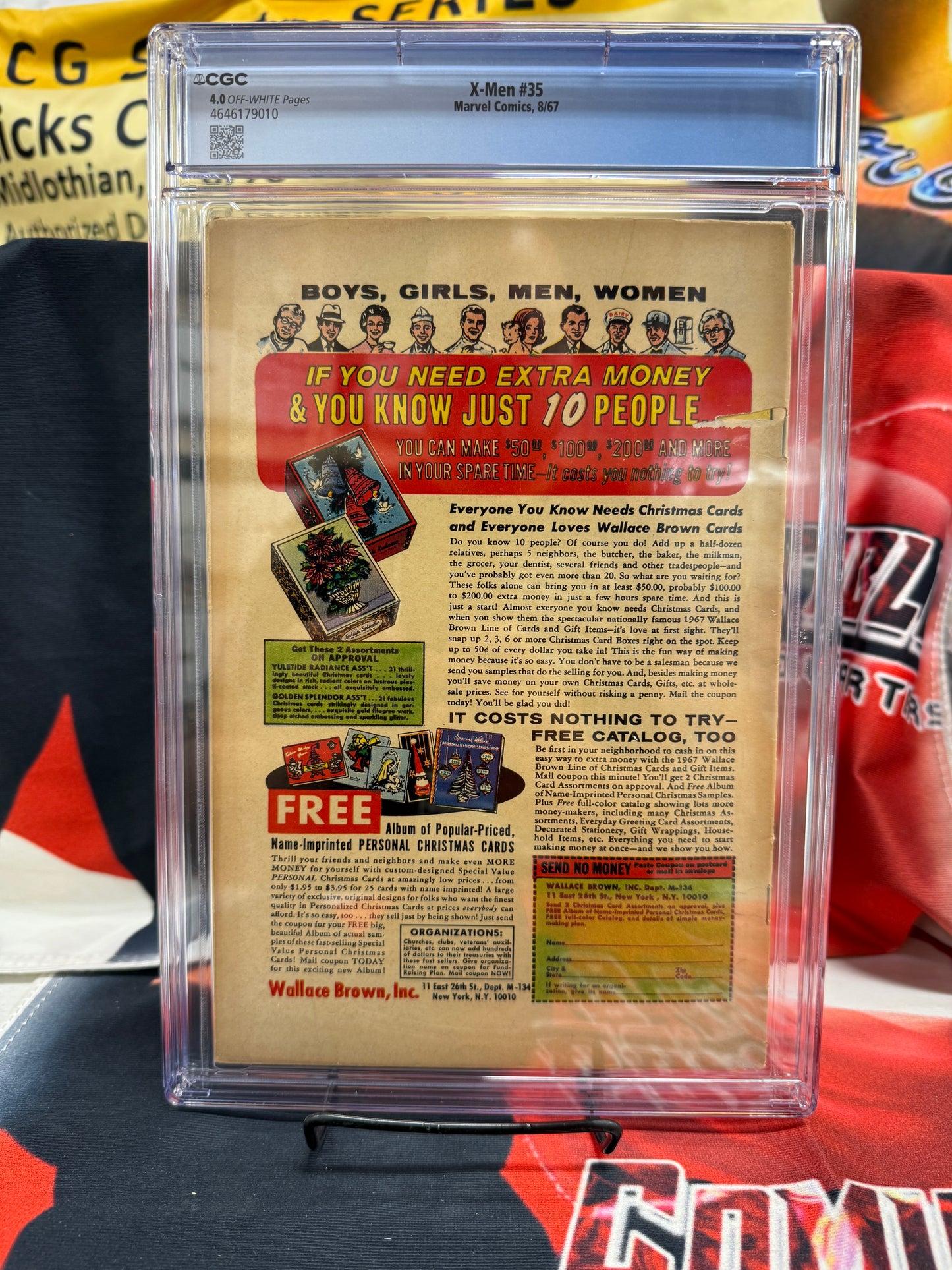 X-Men 35 Cgc 4.0-Off White 1st Changeling Marvel 1967