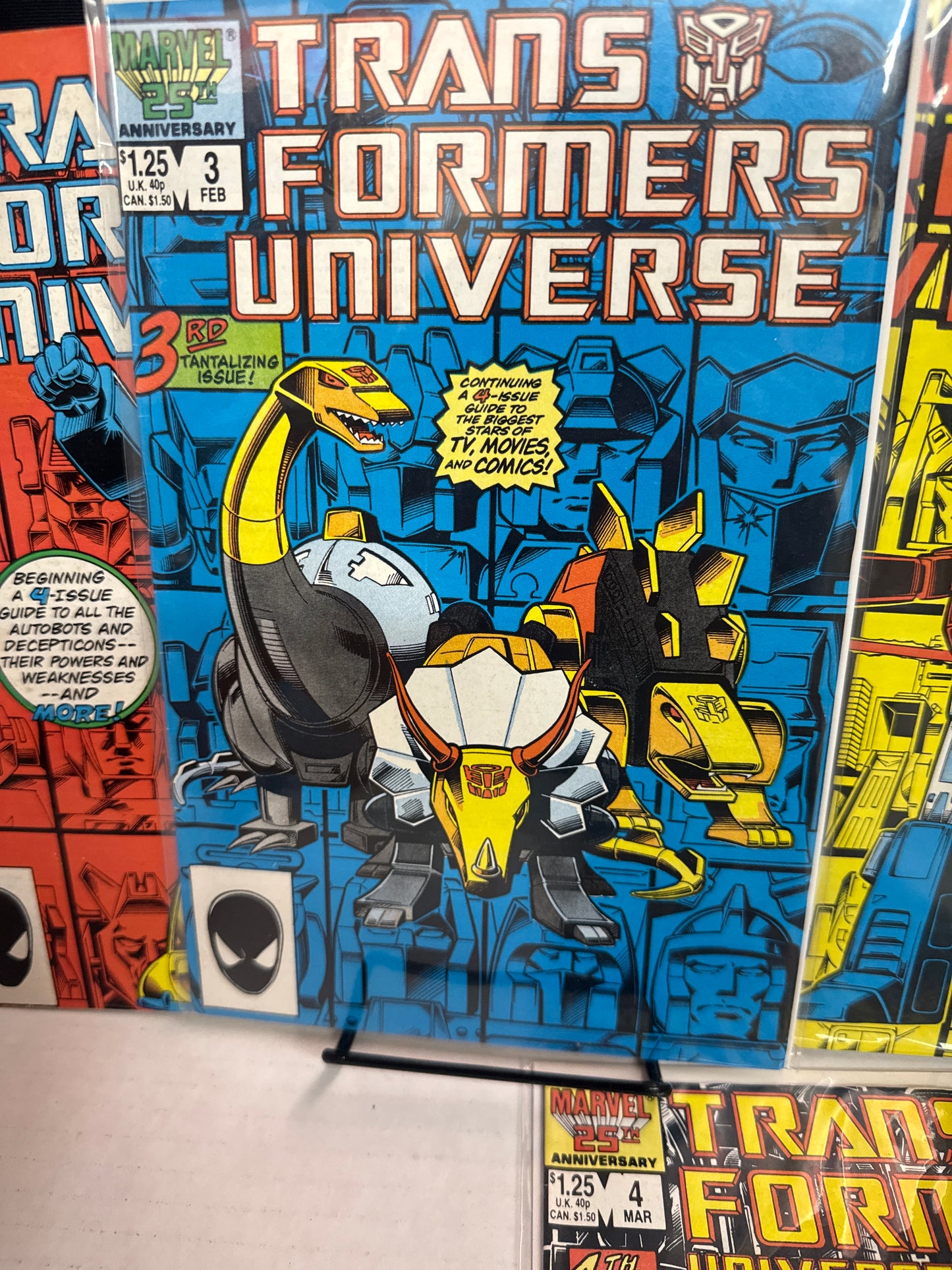1986-1987 Transformers Universe #1-4 Marvel Comics Complete Set cross posted