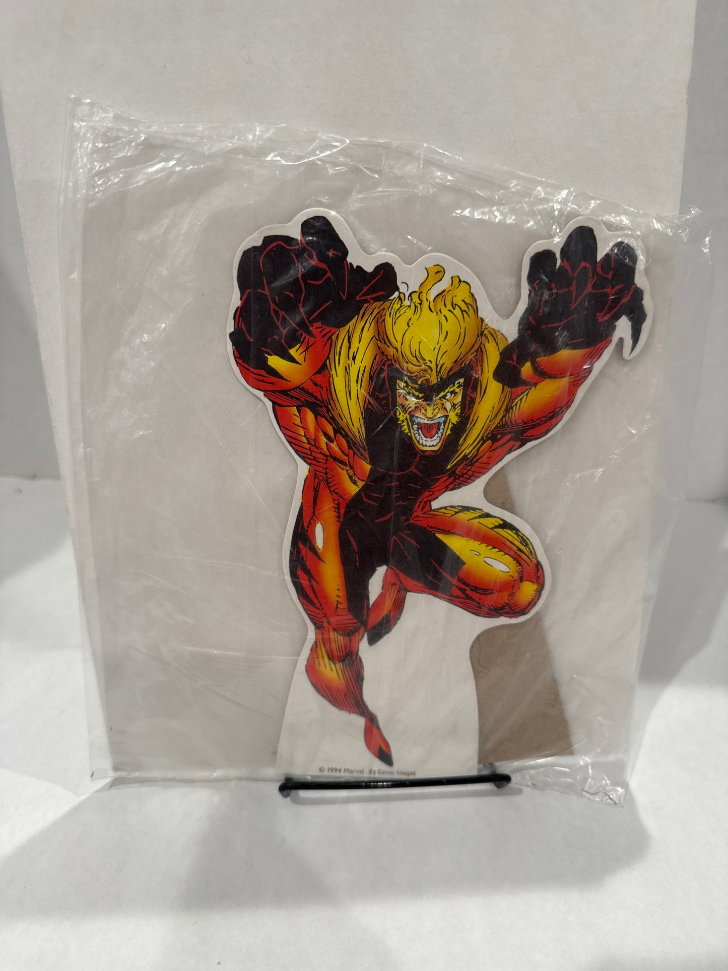 SABERTOOTH - Marvel Comics - 10" Cardboard Standee - 1993 - Comic Images SEALED