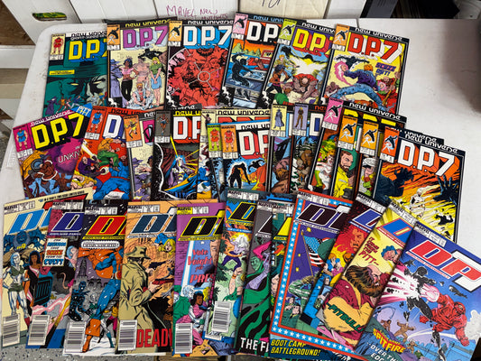 Marvel New Universe DP7 #1-32 Displaced Paranormals Complete Full Set 1986