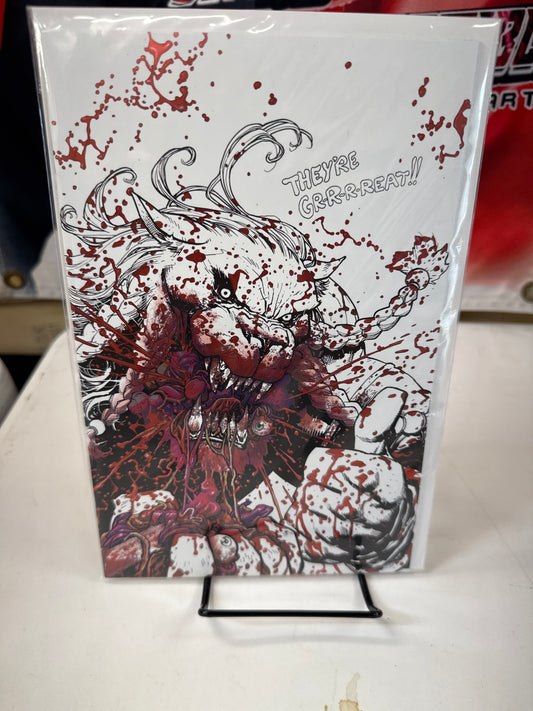 Invincible #19 Red Spot Foil NYCC Sketch Cover Battle Beast Variant