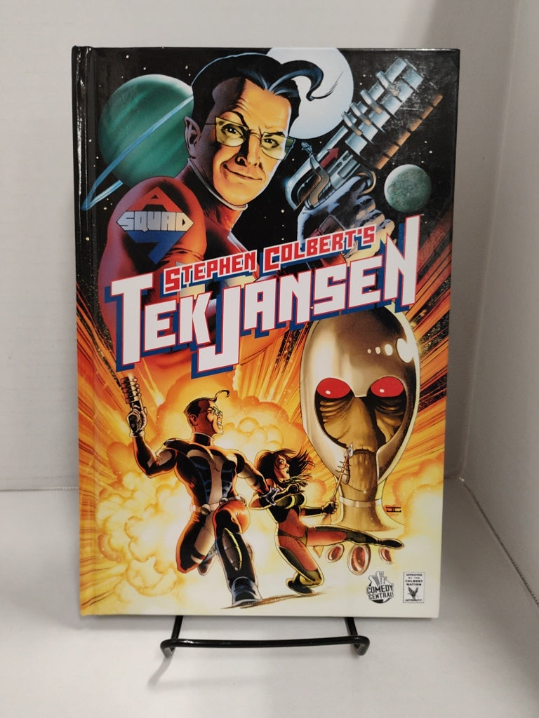 Stephen Colbert's Tek Jansen #1 (Oni Press, July 2007) Hardcover Squad space