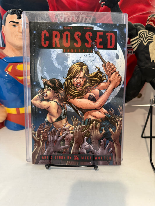 Crossed Badlands Volume 15 Horror Graphic Novel TPB- Mike Wolfer (Avatar) Rare