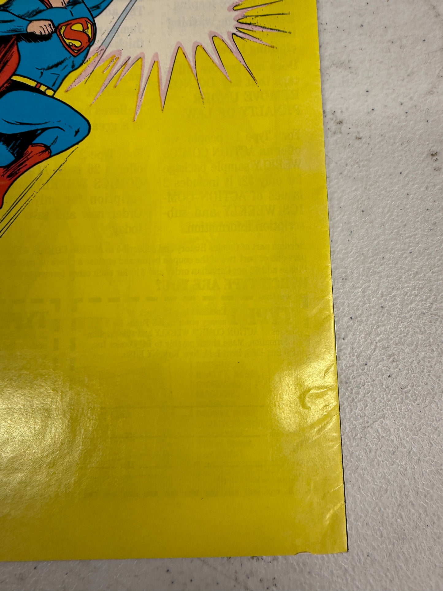 ACTION COMICS #1 REPRINT (DC 1988)