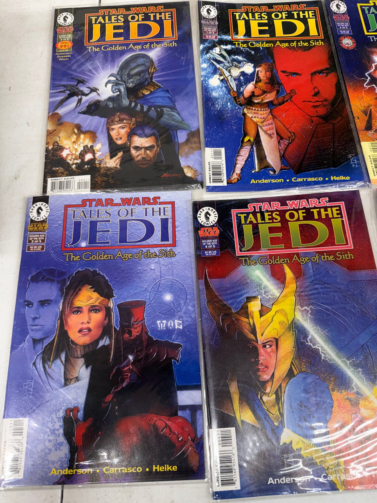 Dark Horse Comics Star Wars 0-5 Tales Of The Jedi  the Golden Age of The Sith