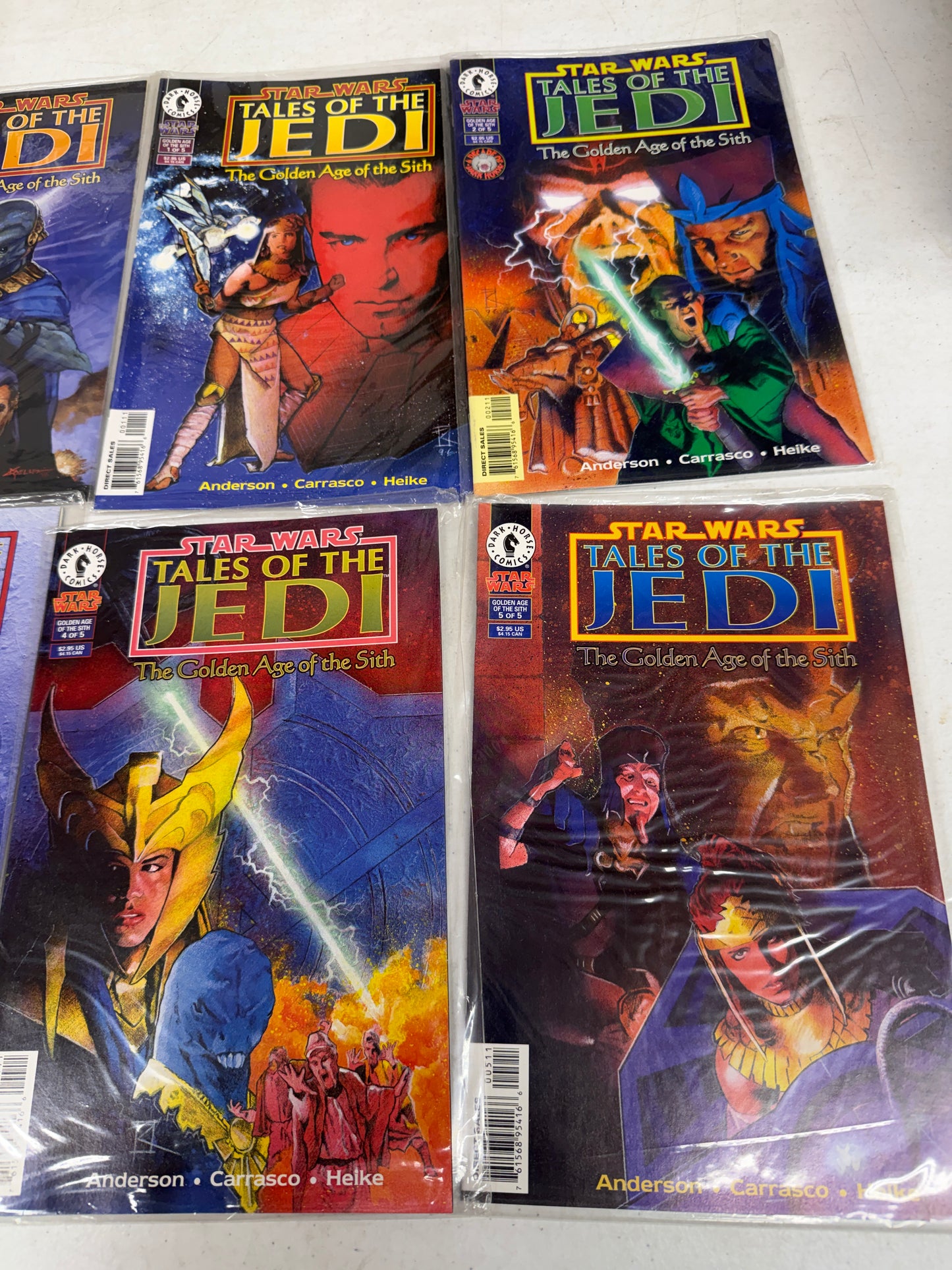 Dark Horse Comics Star Wars 0-5 Tales Of The Jedi  the Golden Age of The Sith