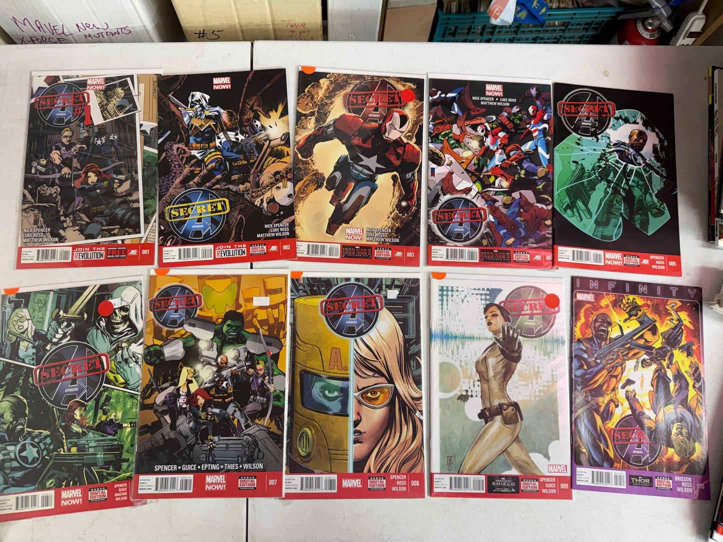 Secret Avengers 1-10 Consecutive Run 2013, Taskmaster, MODOK, Spider-Woman