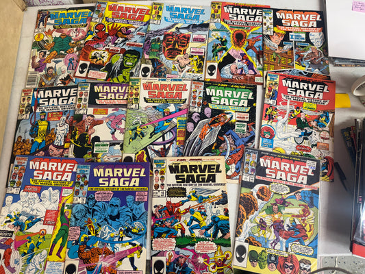 Marvel Saga: Official History Marvel Universe 20 Issues 1-11,14,16-21,24,25