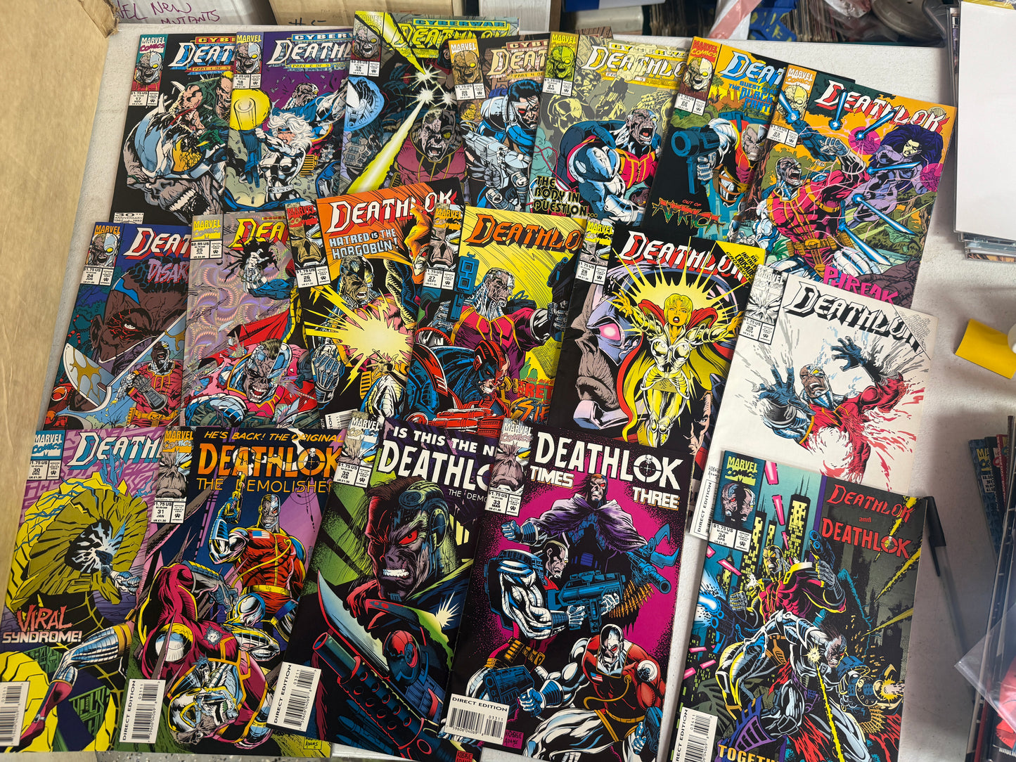 DEATHLOK 1991 #1-34 ANN 1,2 COMPLETE SET LOT FULL RUN DENYS COWAN DWAYNE MCDUFFIE
$50