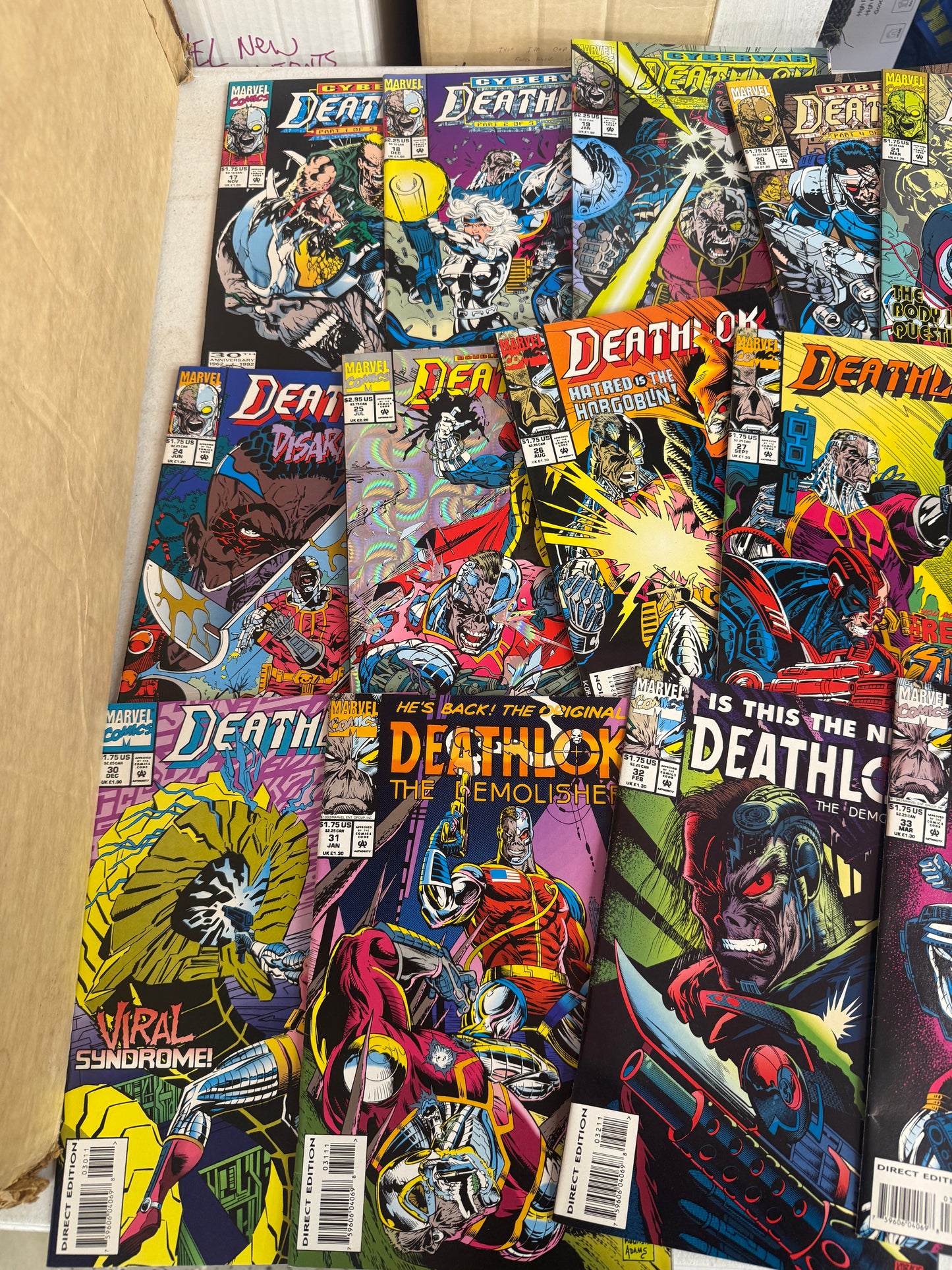 DEATHLOK 1991 #1-34 ANN 1,2 COMPLETE SET LOT FULL RUN DENYS COWAN DWAYNE MCDUFFIE
$50