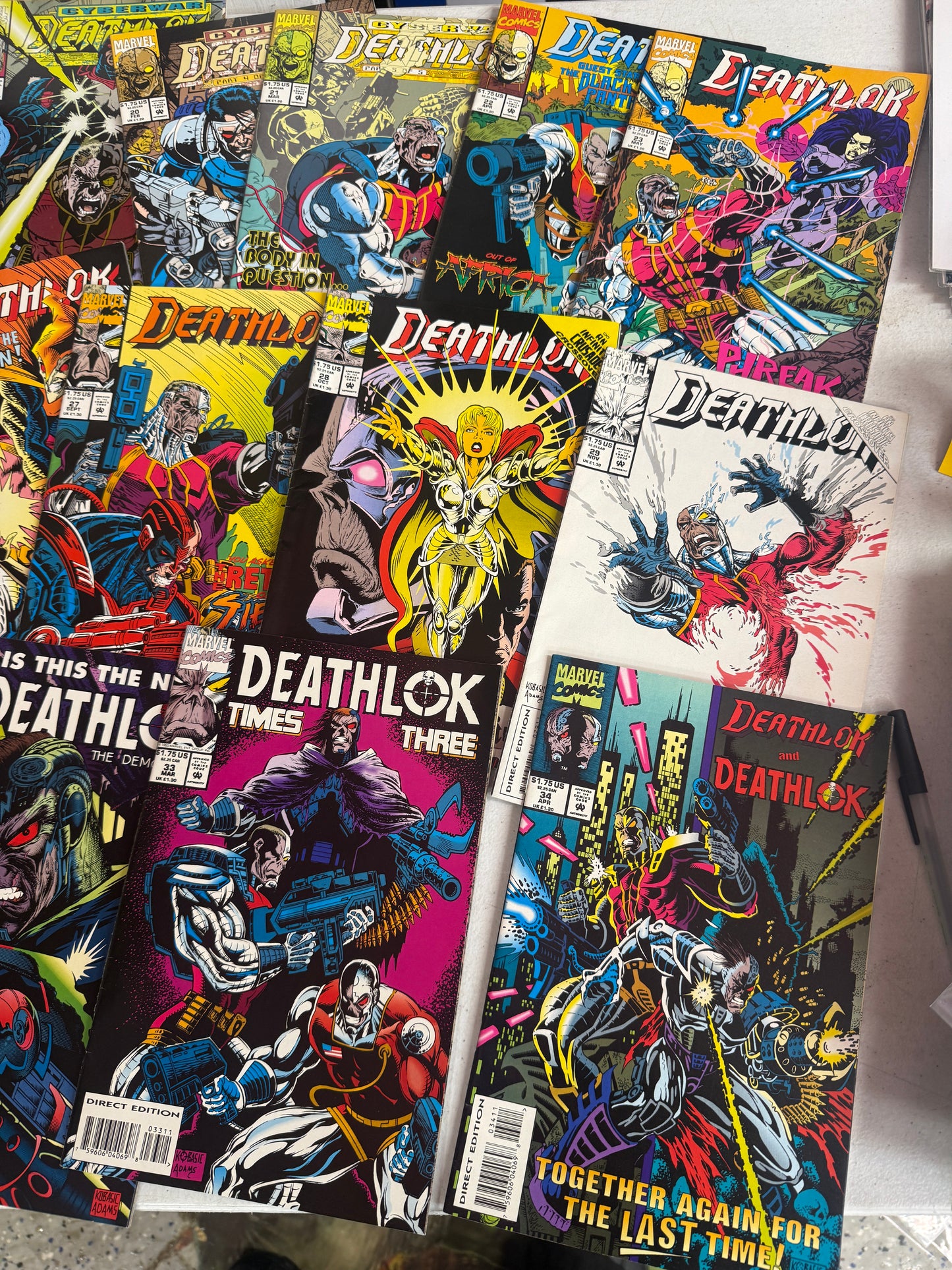 DEATHLOK 1991 #1-34 ANN 1,2 COMPLETE SET LOT FULL RUN DENYS COWAN DWAYNE MCDUFFIE
$50