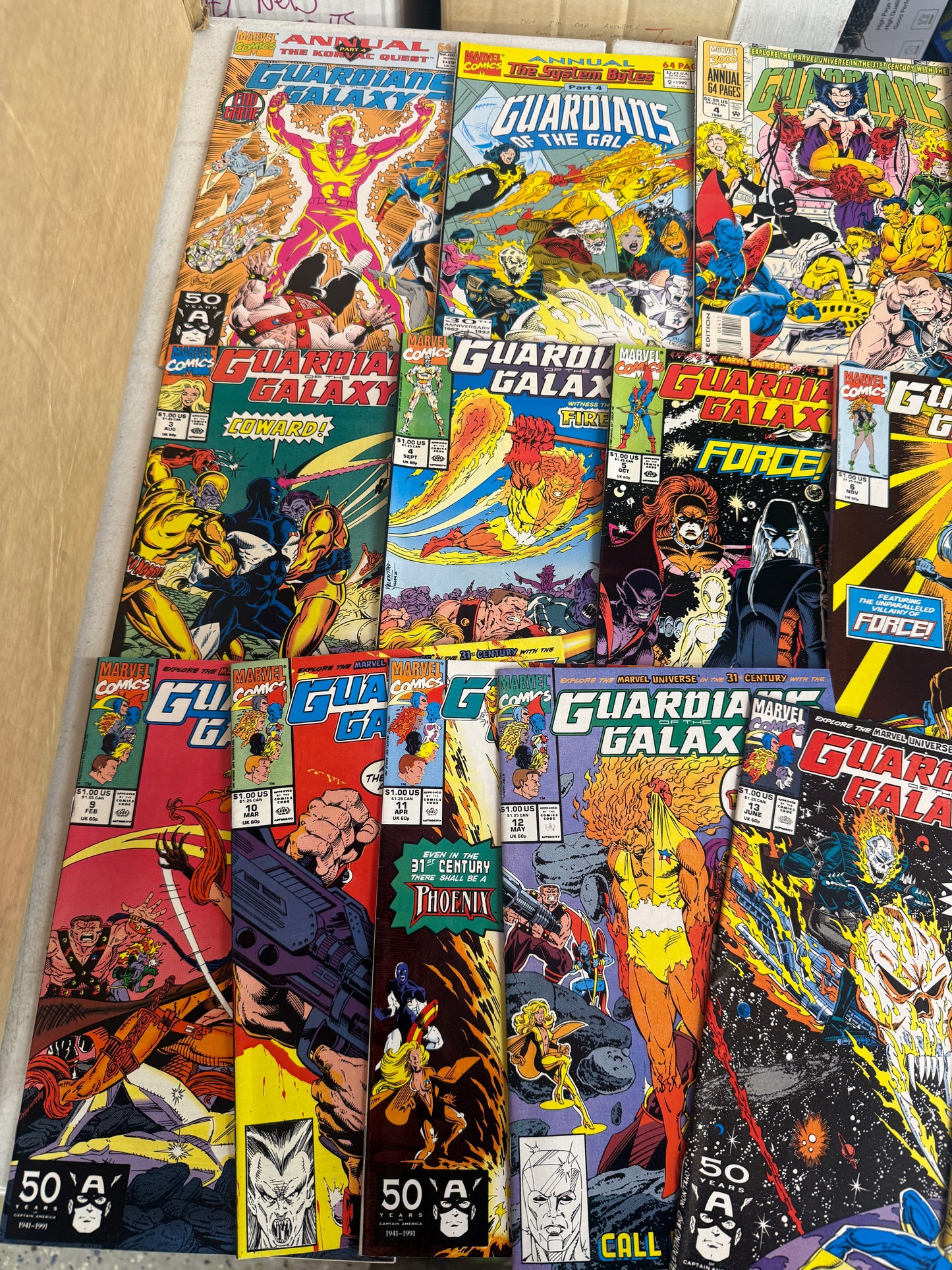 GUARDIANS OF THE GALAXY #1-62 (1990) #1 to 62 -- FULL Set +ann 1,2,4