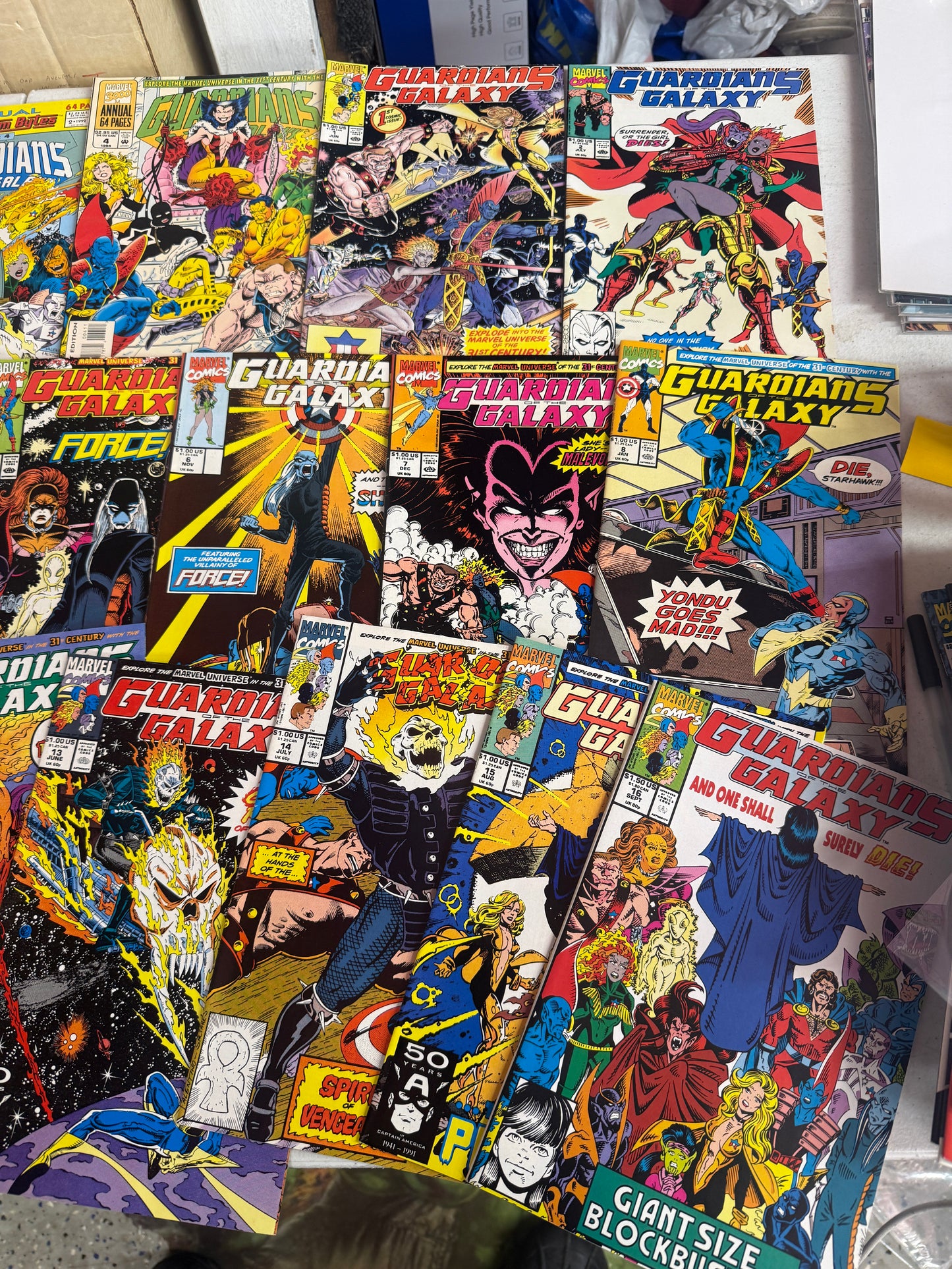 GUARDIANS OF THE GALAXY #1-62 (1990) #1 to 62 -- FULL Set +ann 1,2,4