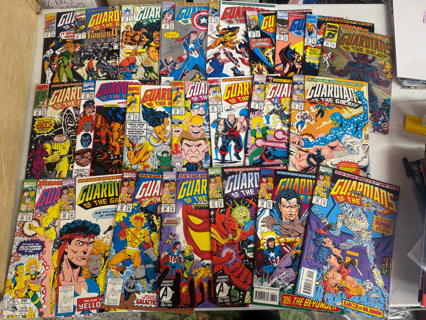 GUARDIANS OF THE GALAXY #1-62 (1990) #1 to 62 -- FULL Set +ann 1,2,4