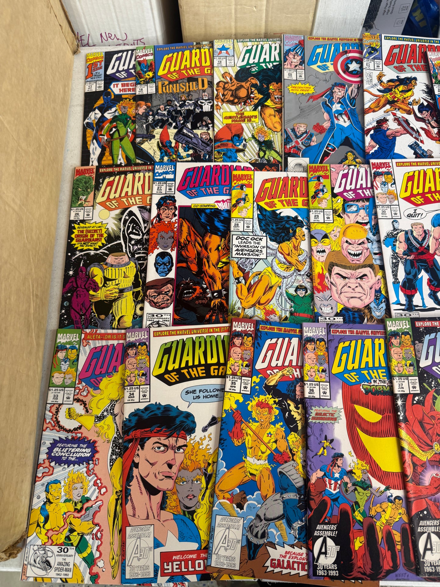 GUARDIANS OF THE GALAXY #1-62 (1990) #1 to 62 -- FULL Set +ann 1,2,4