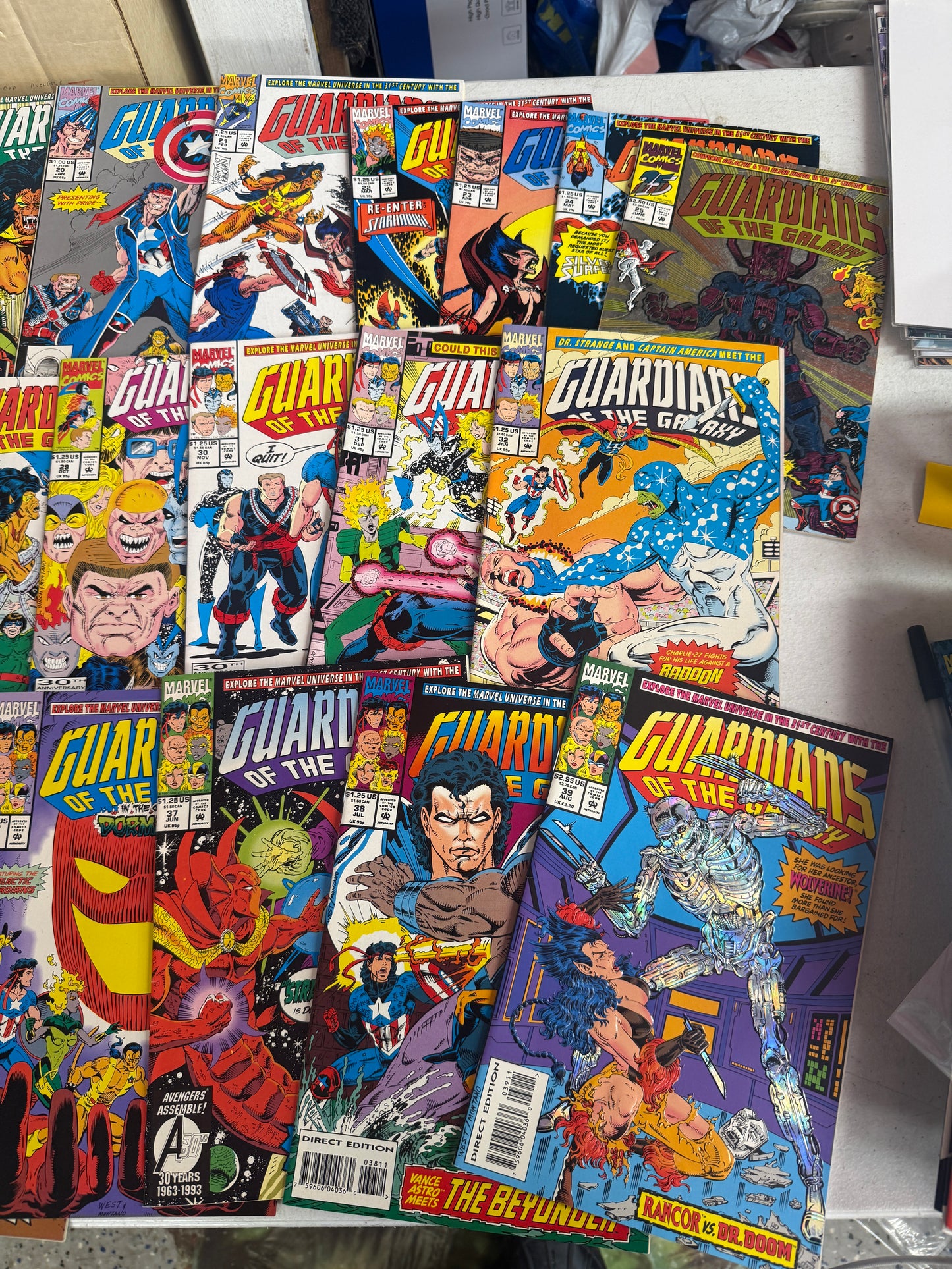 GUARDIANS OF THE GALAXY #1-62 (1990) #1 to 62 -- FULL Set +ann 1,2,4