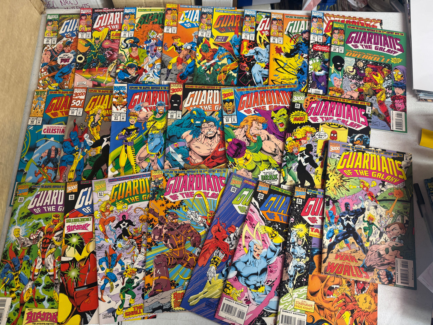 GUARDIANS OF THE GALAXY #1-62 (1990) #1 to 62 -- FULL Set +ann 1,2,4
