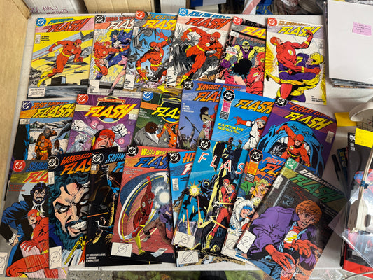 FLASH VOL2 #1-20, LOT OF 20. DC 1987-88. WALLY WEST FLASH!