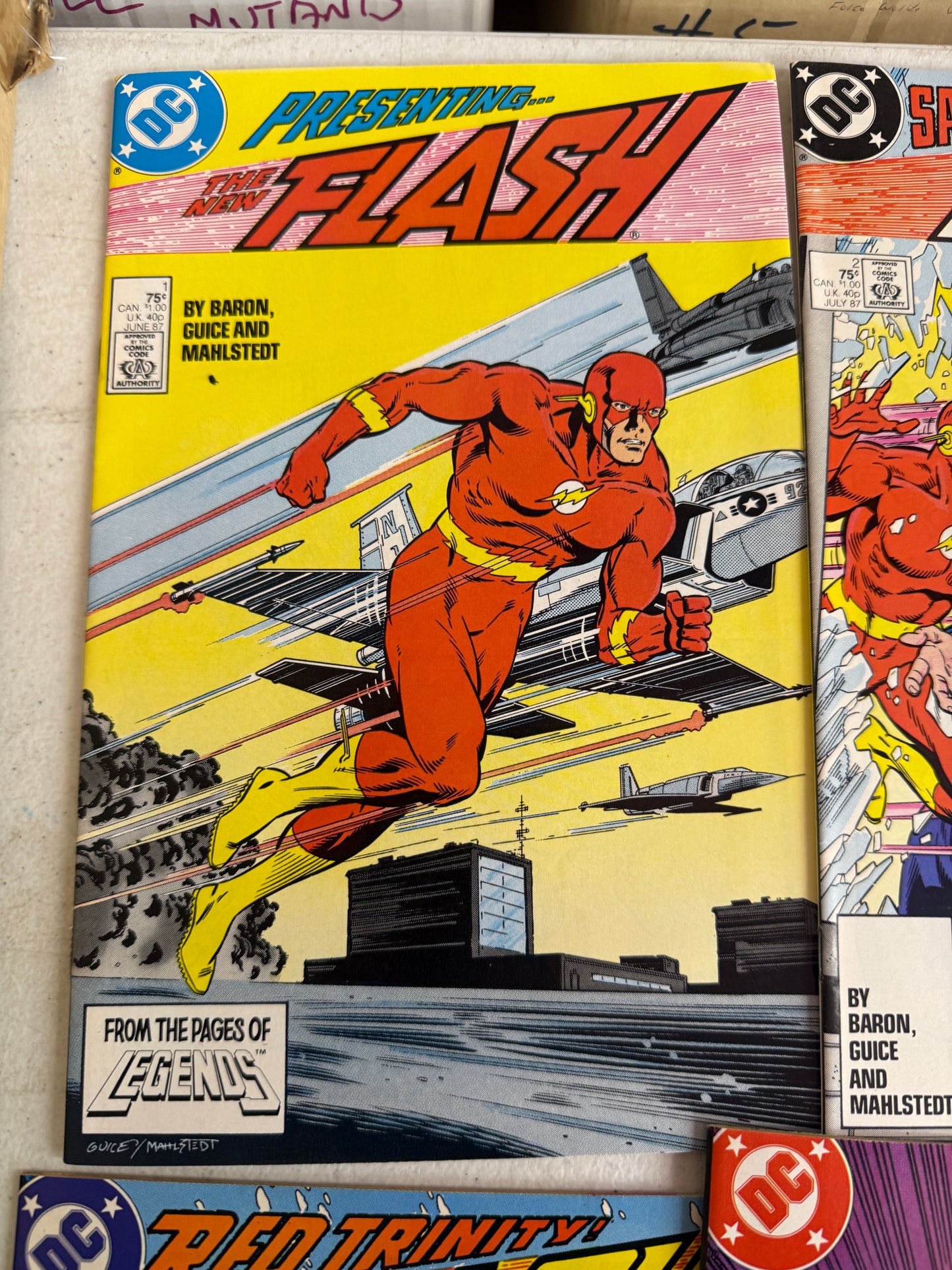 FLASH VOL2 #1-20, LOT OF 20. DC 1987-88. WALLY WEST FLASH!